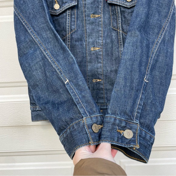 levis denim jacket in medium wash size S mens modern type III - Picture 9 of 16
